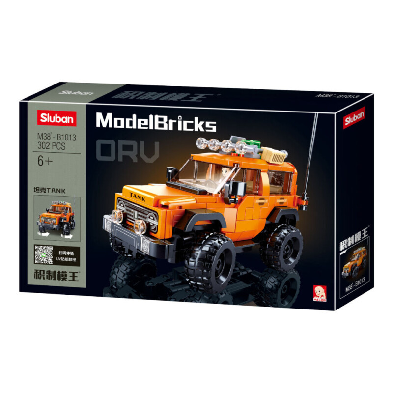 Sluban Model Bricks Americké SUV Bronx